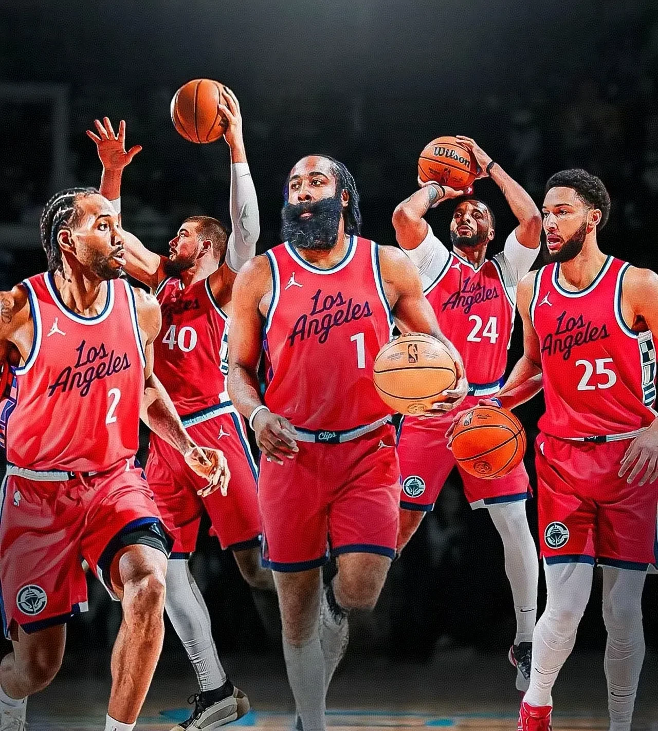 快船大胜骑士，乔治和莱纳德双双砍下20+