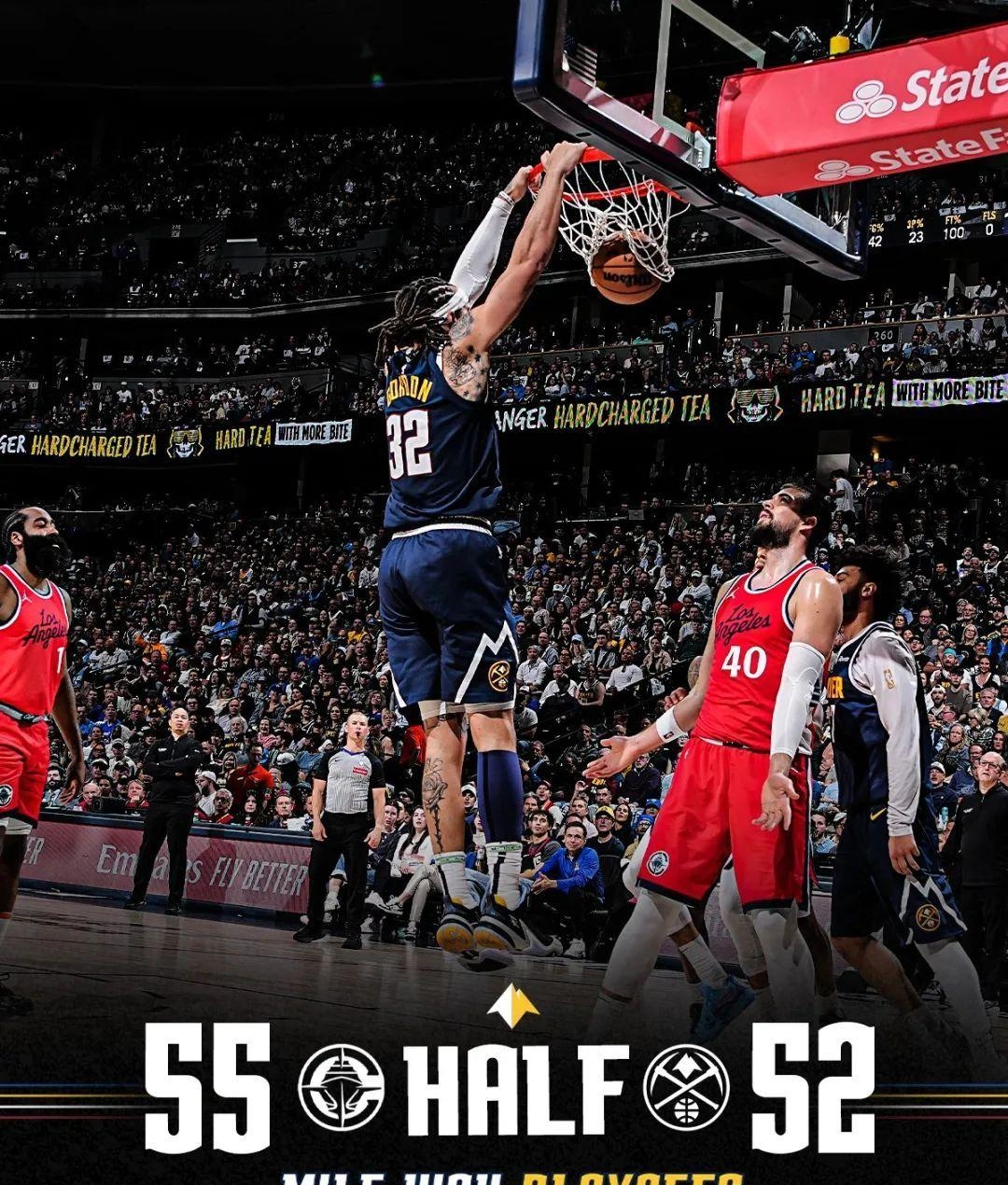 快船击败掘金，伦纳德和乔治的默契配合获胜